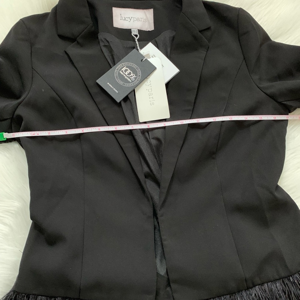 Lucy Paris Ruffle Feather Jacket - Picture 4 of 7